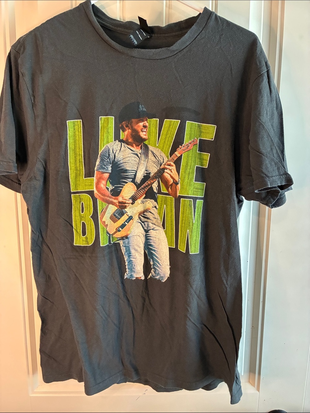 District Charcoal Luke Bryan Graphic Tee concert tour tshirt sz large